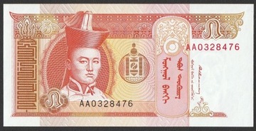 Mongolia 5 tugrik 1993 - AA - stan bankowy UNC