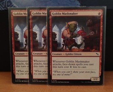 Karta Magic: the Gathering - Goblin Maskmaker x3