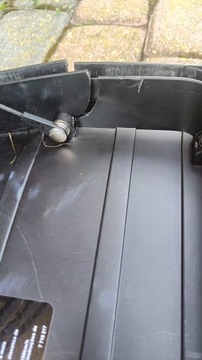 Uszkodzony kufer Vario BMW 