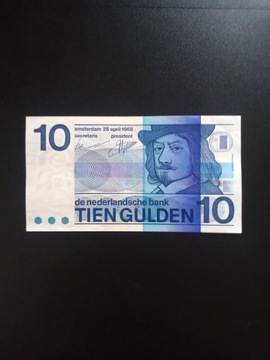 Holandia 10 gulden.