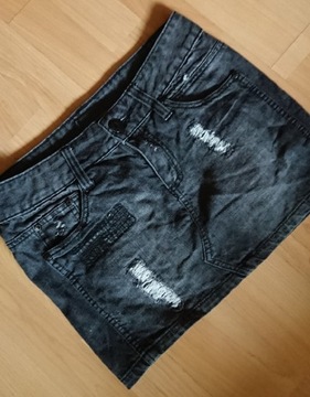 Spódniczka jeansowa mini GINA JEANS r. XS 34