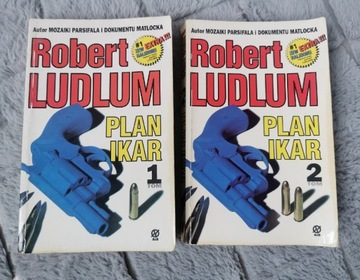 Robert Ludlum plan Ikar dwa tomy książki 