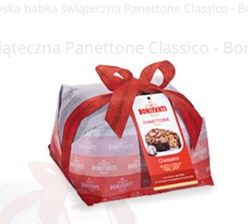 Noworoczna babka włoska Panettone Classico