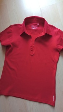 ESPRIT czerwony t-shirt r. S/M