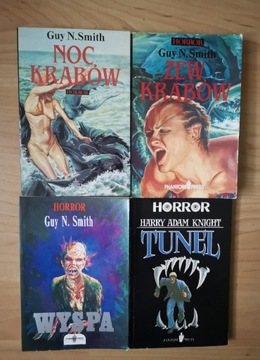 4 x HORROR - GUY N. SMITH & HARRY ADAM KNIGHT TANI