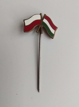Przypinka - Polska Węgry 