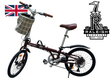 Nowy Brytyjski rower składany 20” RALEIGH PREMIUM
