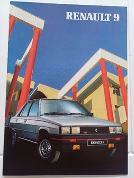 Prospekt Renault 9.1986r UNIKAT