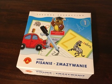 Gra edukacyjna pisanie - zmazywanie