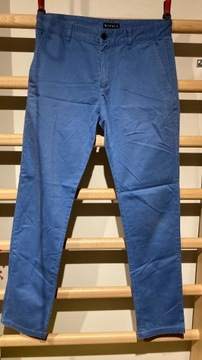Spodnie VISTULA chinosy niebieskie W30 L32