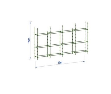 Rusztowanie choinkowe klinowe 60m2