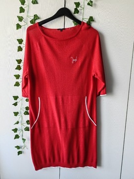 Joop! Czerwona sukienka z bawełny M 38 nowa