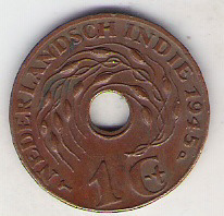 Holenderskie Indie 1c.1945