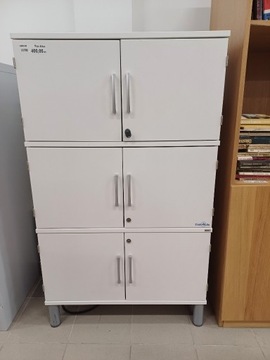 Solidna biała szafka locker do domu lub biura Kinnarps