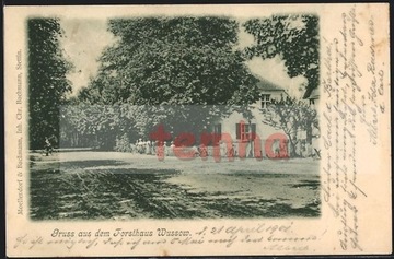 SZCZECIN Stettin Osów Wussow Forsthaus 1901