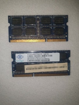 2x DDR3 NANYA 2GB 2Rx8 PC3-10600S-9-10-F2.1333