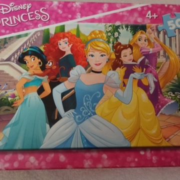 Puzzle Disney Princess / Księżniczki 50 sztuk king