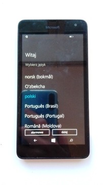Microsoft Lumia 535 black telefon smartfon czarny
