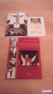Sprzedam zestaw 3 książek o Papieżu Janie Pawle II