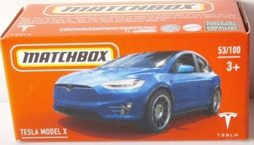 MATCHBOX-TESLA MODEL X-KARTONIK