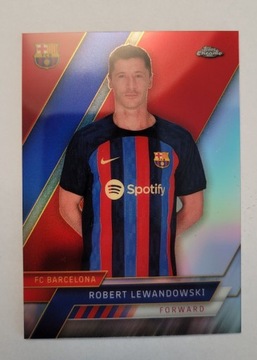 ROBERT LEWANDOWSKI Topps Chrome 