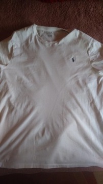 T-shirt Polo Ralph Lauren biały, XL. 