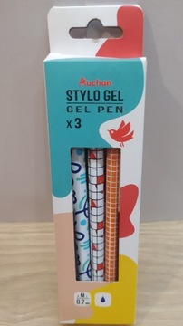 Długopisy żelowe 3 szt