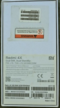 Xiaomi Redmi 4x 3/32GB