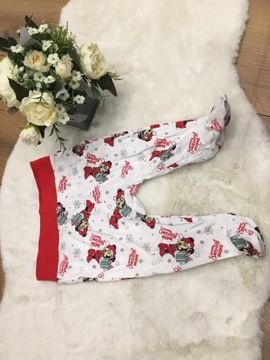 Spodenki świąteczne Minnie Mouse Disney 74 piżama