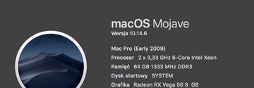 MacPRO 2x3,33GHz 12-Core - 64GB - RX Vega 56 8GB