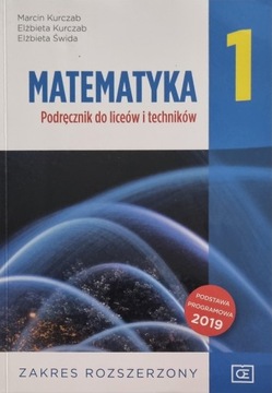 Matematyka 1 - podręcznik do liceów i techników