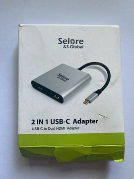 Adapter Selore&S-Global z USB-C do 2 x HDMI