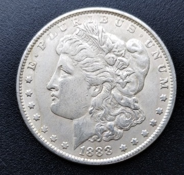 MONETA 1 dolar Morgana 1888 R. (Kopia) Ag 18.00g