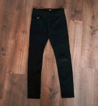 House spodnie jeansowe 28/30 skinny  czarne 