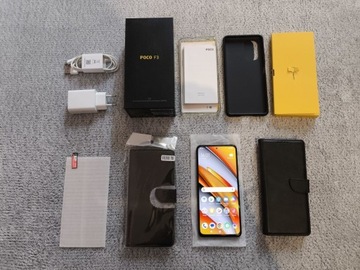 Xiaomi POCO F3 6GB/128GB 5G Czarny Super Stan MEGA ZESTAW