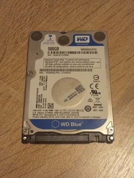 Dysk twardy WD Blue 500GB WD500LPCX 2,5" SATA