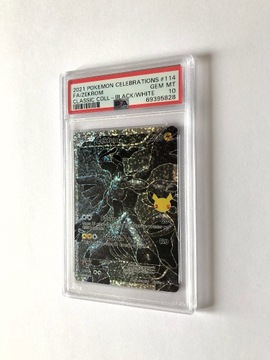 PSA 10 Pokemon Zekrom 2021 Celebrations Classic Collection Black/White 114 