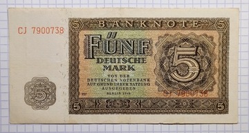 Banknot, Fünf Mark 1917