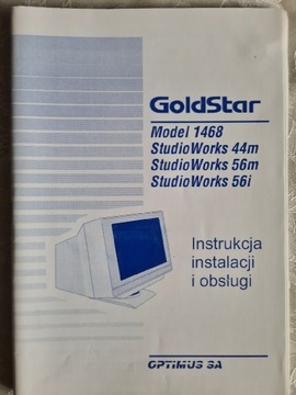 Instrukcja obsługi Goldstar CRT OPTIMUS