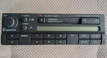 Radio gamma IV niebieskie vw KOD