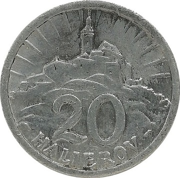 Słowacja 20 halierov 1942, KM#4a