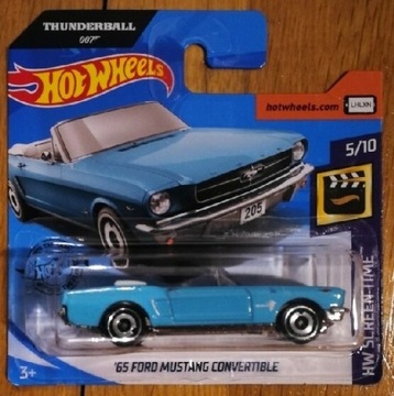 Hot Wheels Ford Mustang Convertible Thunderbal 007