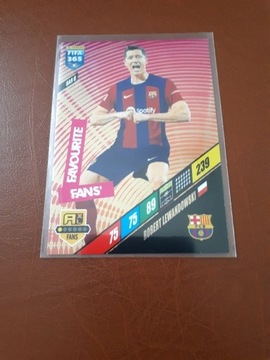 Karty Fifa 365 2024 FANS FAVOUR, Bar 6 Lewandowski