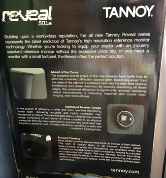 Monitory Studyjne Tannoy Reveal 501a