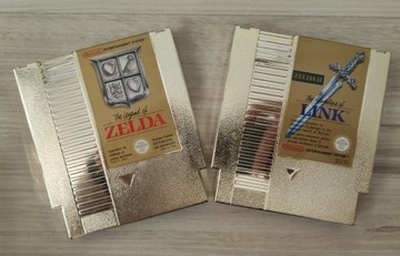 Zelda I Zelda II Nintendo NES PAL Unikat