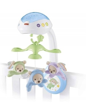 Fisher-Price Karuzelka z misiami 3w1