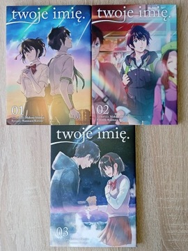 Manga Twoje imię - tomy 1-3 (komplet)