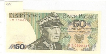 50 złotych 01.06.1986