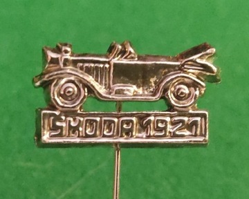 Motoryzacja: Skoda 1921 - przypinka kolekcjonerska