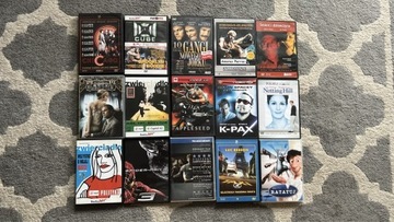 Zestaw filmów DVD Spider Man Gatsby Chicago Facebook Notting Hill Cube kino